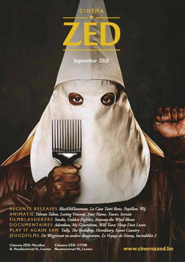 CINEMA ZED magazine side cover  September 2018