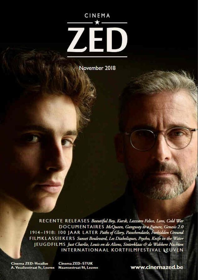 CINEMA ZED magazine side cover  November 2018