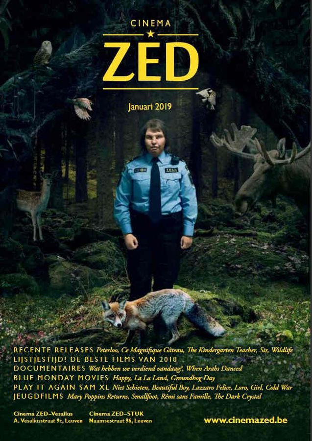 CINEMA ZED magazine side cover  January 2019