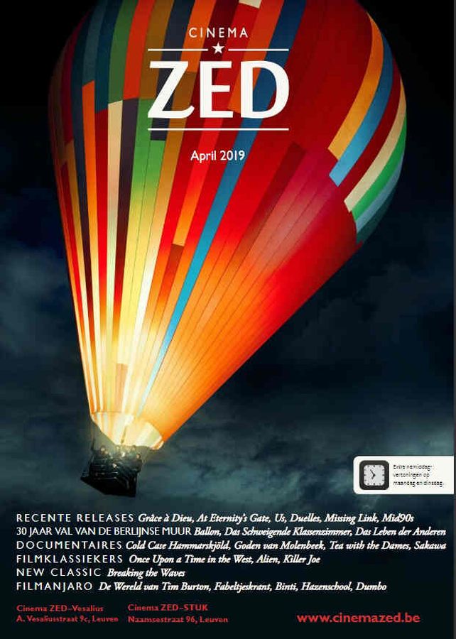 CINEMA ZED magazine side cover  April 2019