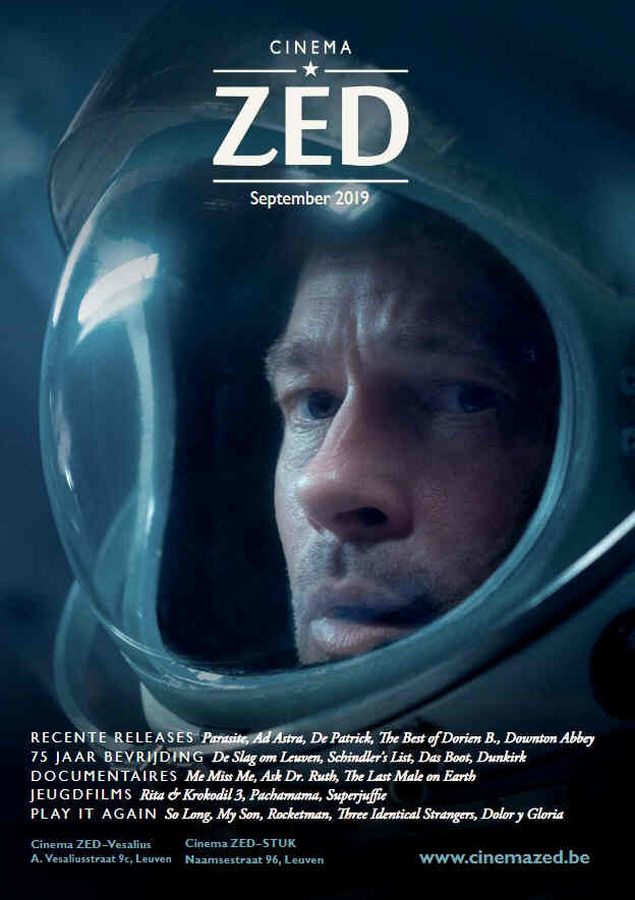 CINEMA ZED magazine side cover  September 2019