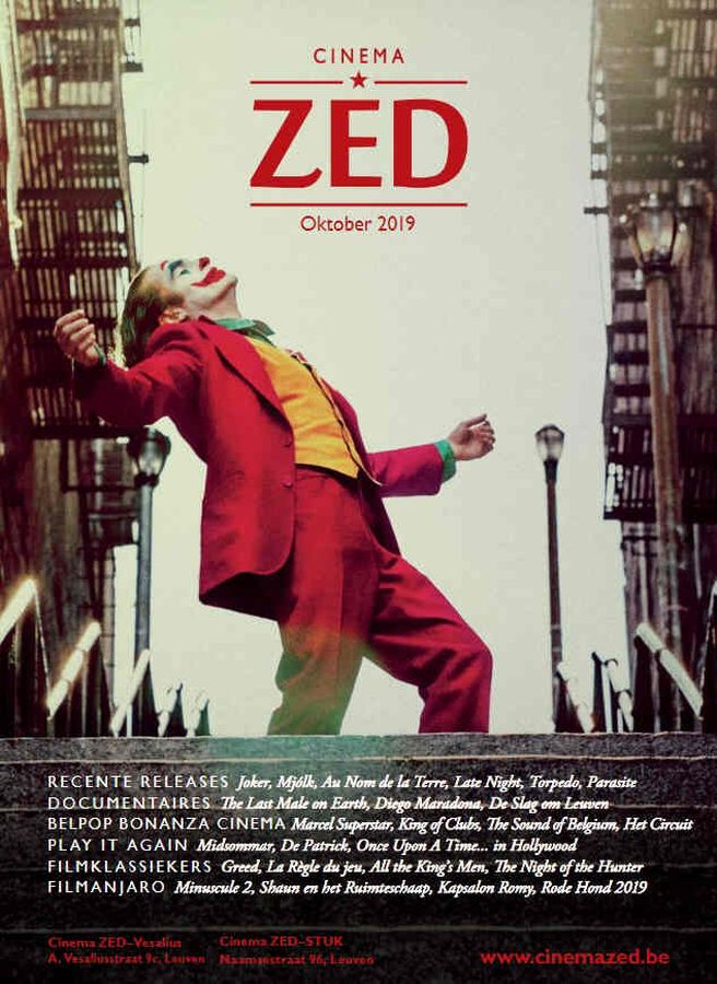 CINEMA ZED magazine side cover  October 2019