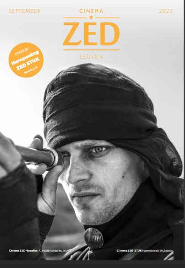 CINEMA ZED magazine side cover  September 2023