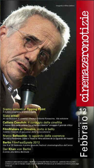CINEMAZERO NOTIZIE magazine side cover February 2012