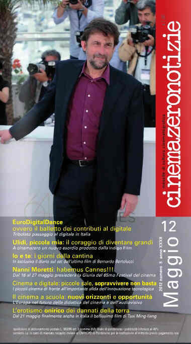 CINEMAZERO NOTIZIE magazine side cover May 2012