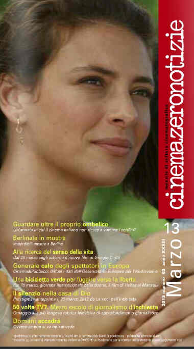 CINEMAZERO NOTIZIE magazine side cover March 2013