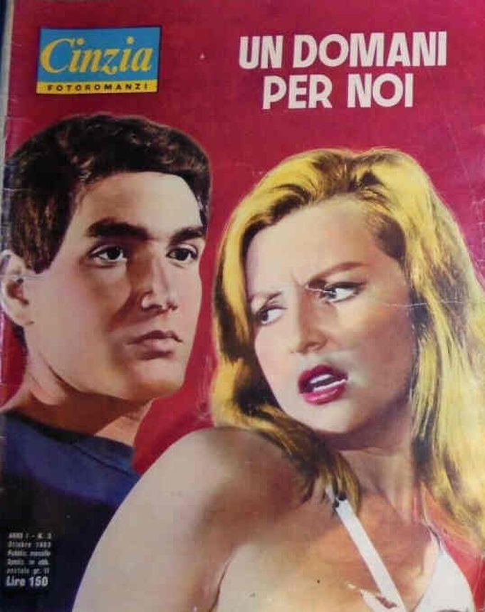 CINZIA FOTOROMANZI magazine side cover Issue 5  October 1963