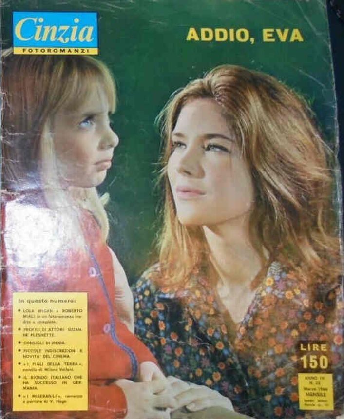 CINZIA FOTOROMANZI magazine side cover Issue 33  March 1966