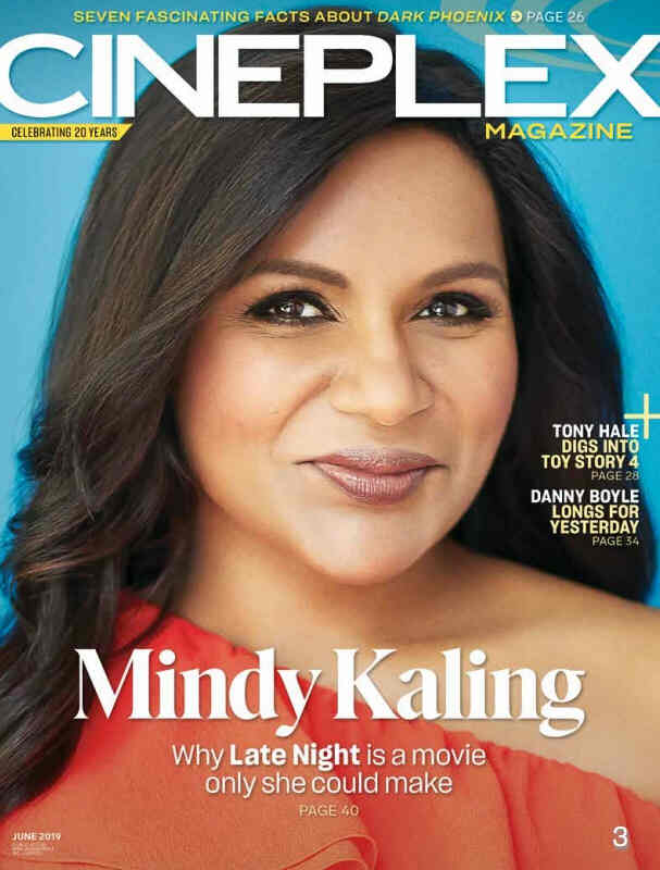 CINEPLEX magazine side cover  June 2019