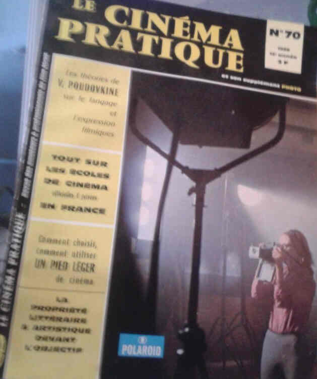 CINEMA PRATIQUE magazine side cover Issue 70   1966