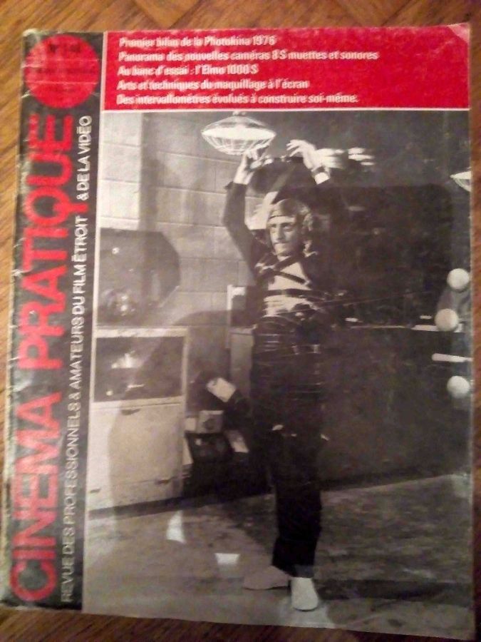 CINEMA PRATIQUE magazine side cover Issue 148  October/November 1976