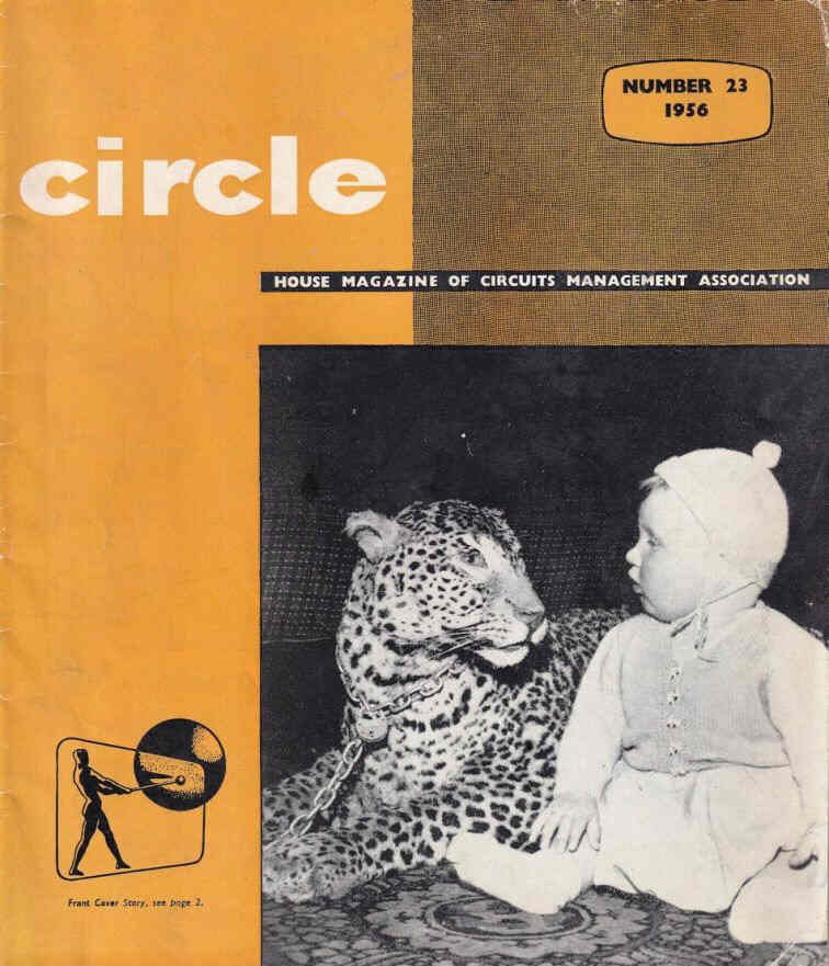 CIRCLE magazine side cover Issue 23   1956