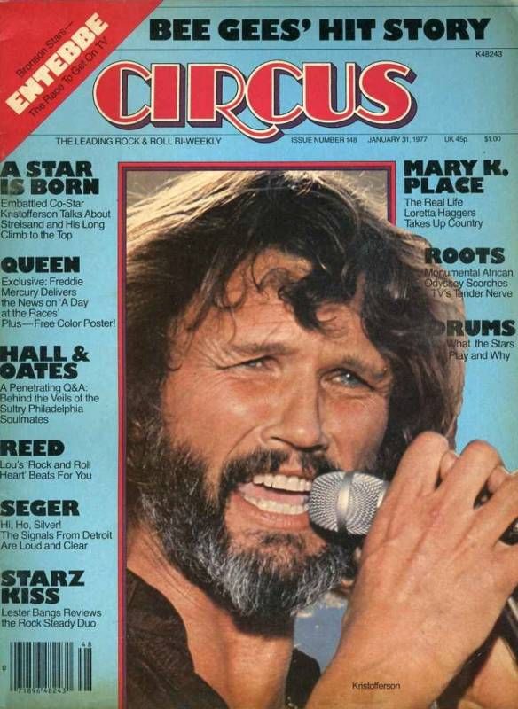 CIRCUS WEEKLY magazine side cover 31 January 1977