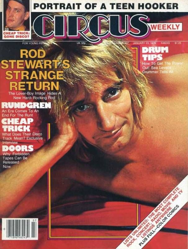 CIRCUS WEEKLY magazine side cover 23 January 1979