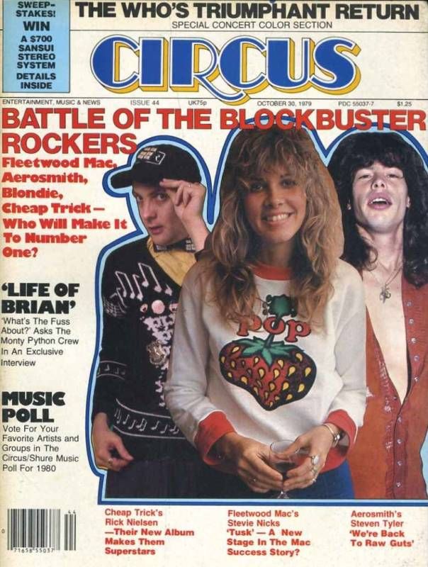 CIRCUS WEEKLY magazine side cover 30 October 1979