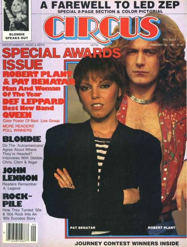 CIRCUS WEEKLY magazine side cover 28 February 1981