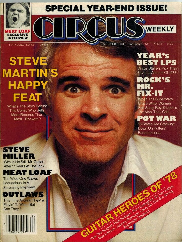 CIRCUS WEEKLY magazine side cover 2 January 1979