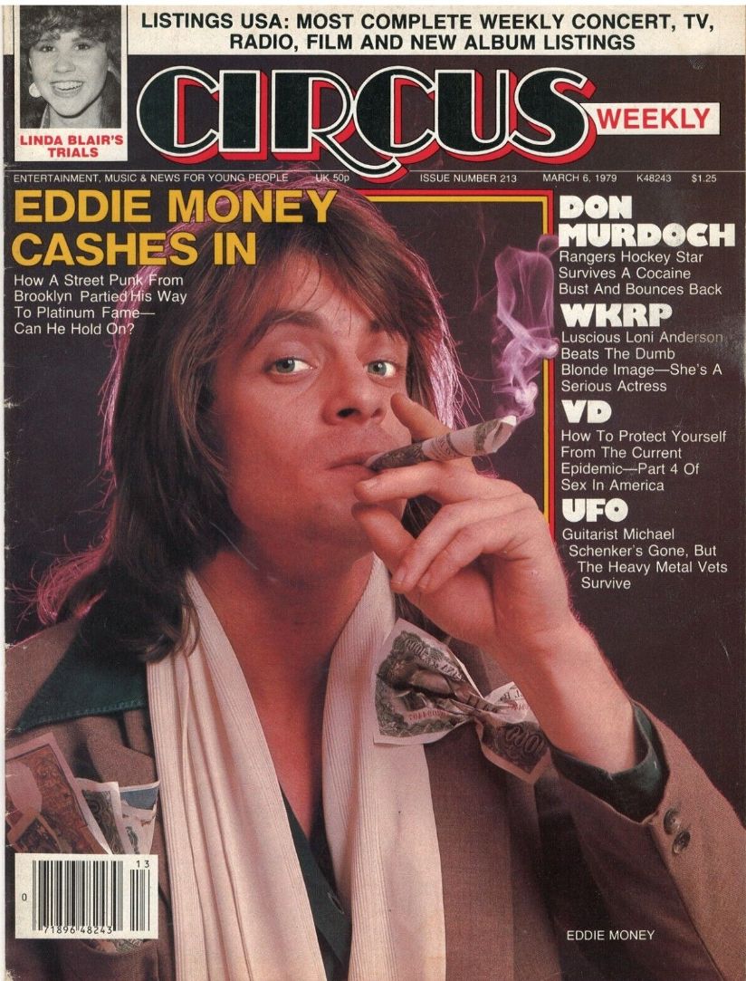CIRCUS WEEKLY magazine side cover 8 March 1979