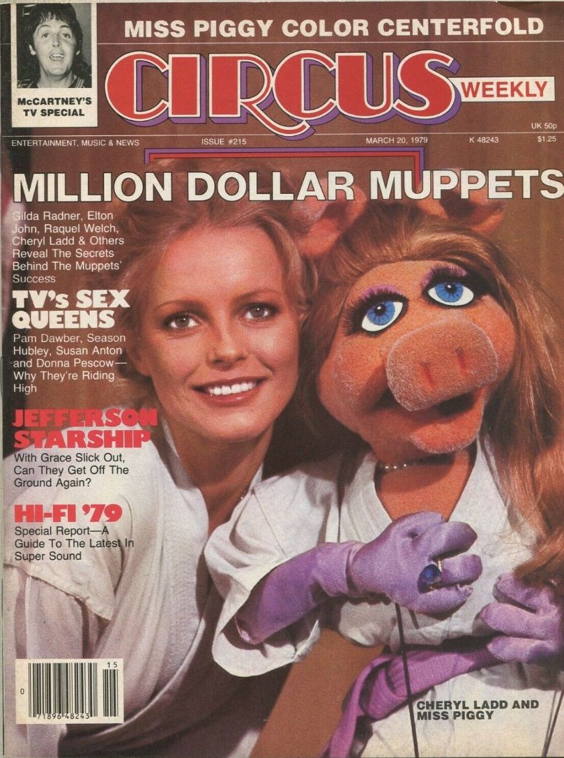 CIRCUS WEEKLY magazine side cover 20 March 1979
