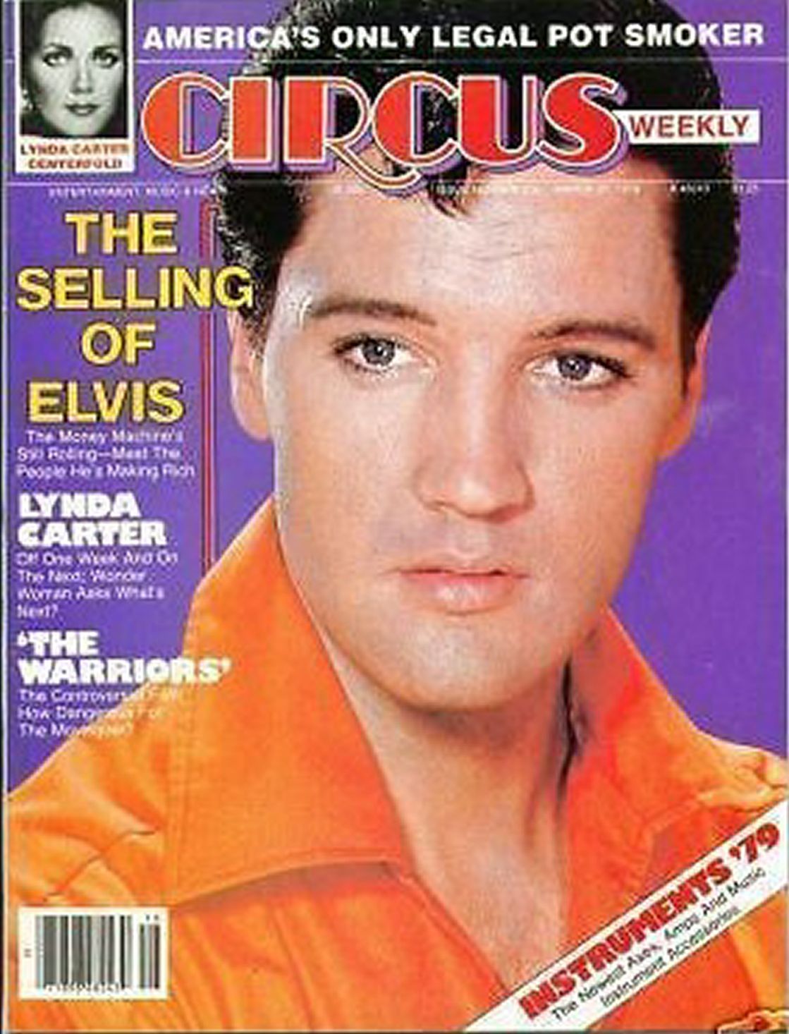 CIRCUS WEEKLY magazine side cover 27 March 1979