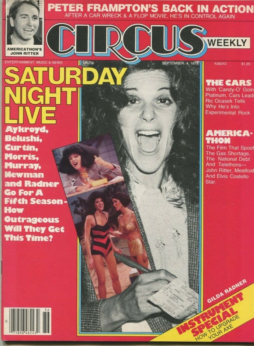 CIRCUS WEEKLY magazine side cover 4 September 1979