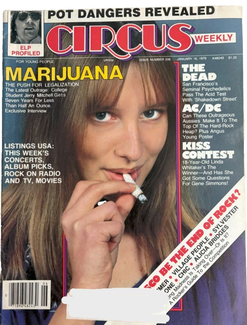 CIRCUS WEEKLY magazine side cover Issue 206 16 January 1979