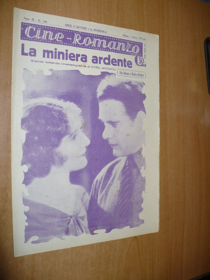 CINE ROMANZO magazine side cover Issue 146 1 March 1931