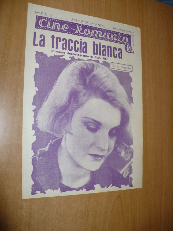 CINE ROMANZO magazine side cover Issue 176 14 June 1931