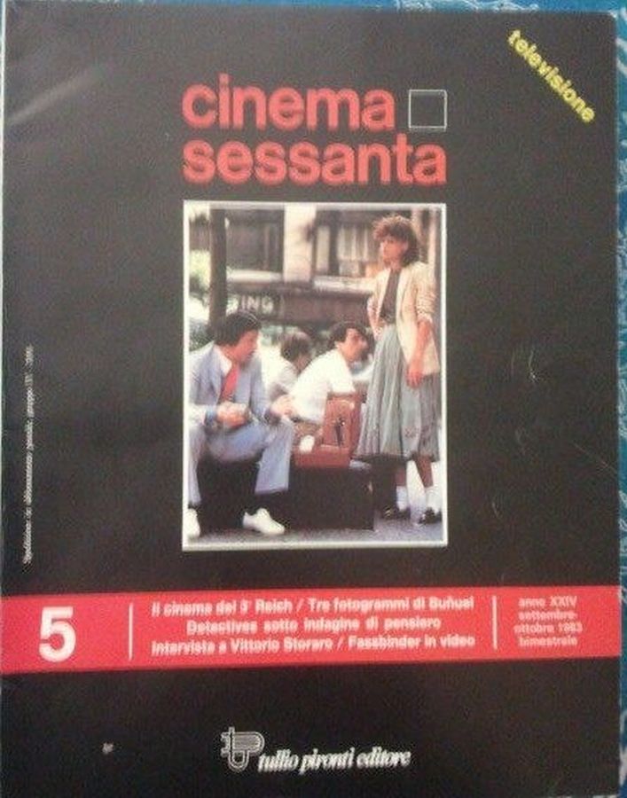 CINEMASESSANTA magazine side cover Issue 153  September/October 1983