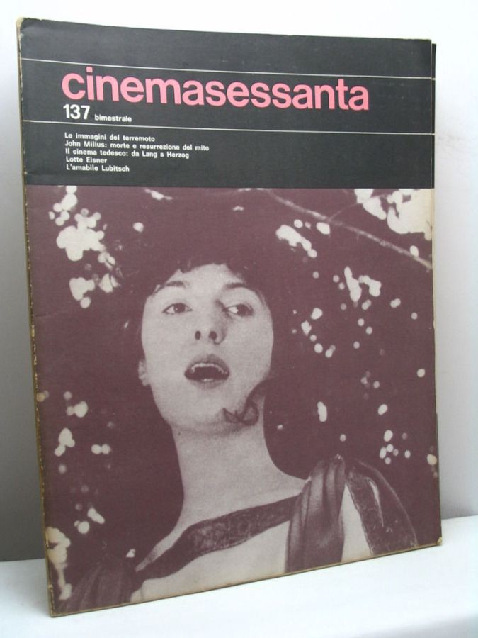 CINEMASESSANTA magazine side cover Issue 137  January/February 1981