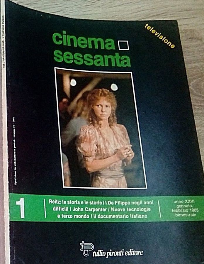 CINEMASESSANTA magazine side cover Issue 161  January/February 1985