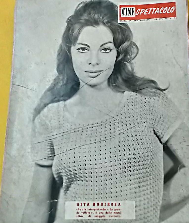 CINE SPETTACOLO magazine side cover Issue 7   1960