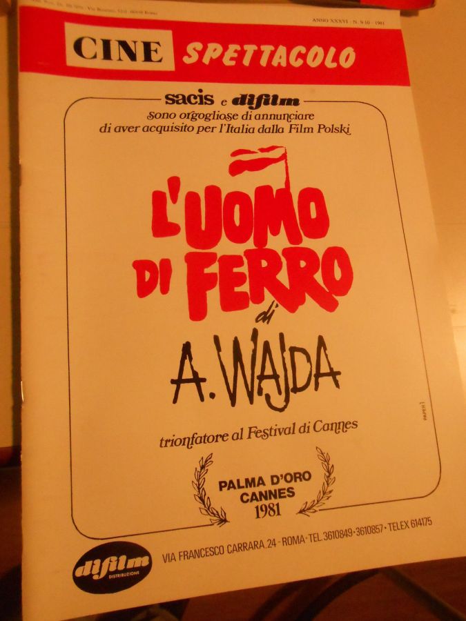 CINE SPETTACOLO magazine side cover  September/October 1981