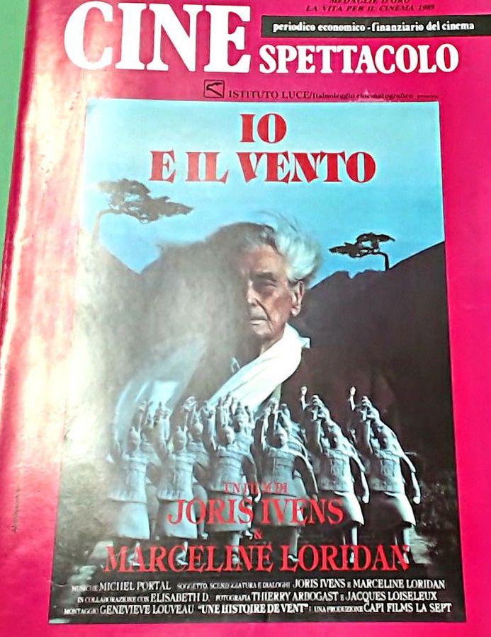 CINE SPETTACOLO magazine side cover  November/December 1989