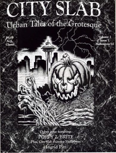 CITY SLAB magazine side cover Issue 1  2002