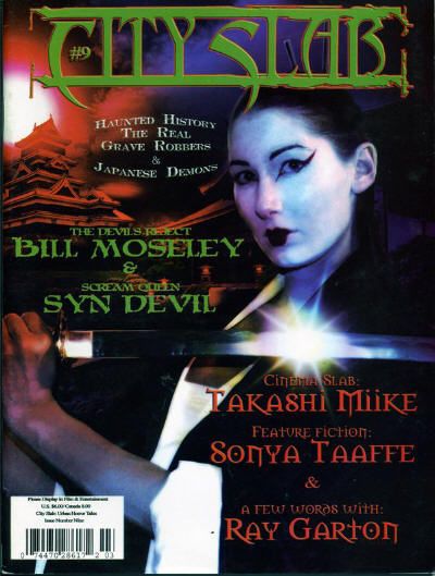 CITY SLAB magazine side cover Issue 9  2006