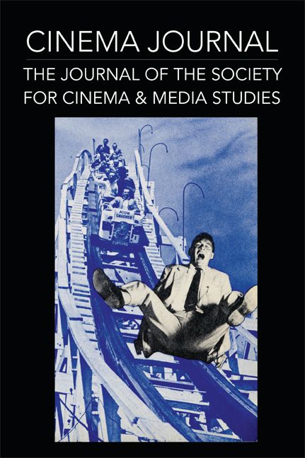 CINEMA JOURNAL magazine side cover Issue 203  Vol 51 # 3  2012