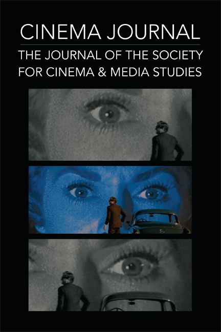 CINEMA JOURNAL magazine side cover Issue 208 Vol52 #4 2013
