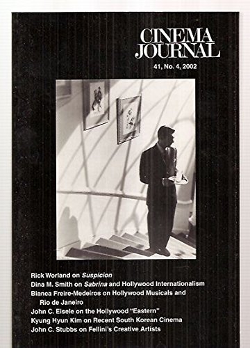CINEMA JOURNAL magazine side cover Issue 164  Vol 41 # 4 Summer 2002