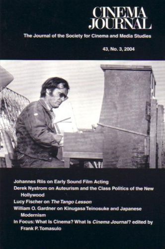 CINEMA JOURNAL magazine side cover Issue 171  Vol 43 # 3 Spring 2004