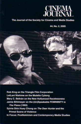CINEMA JOURNAL magazine side cover Issue 174  Vol 44 # 2 April 2005