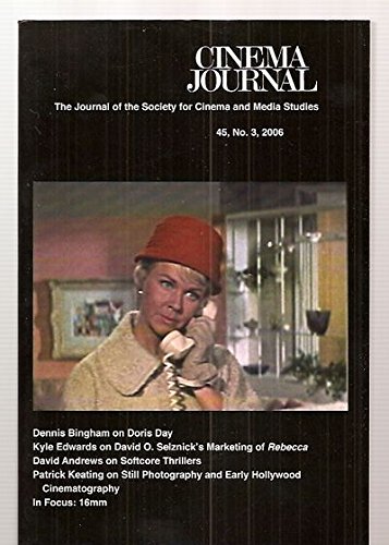 CINEMA JOURNAL magazine side cover Issue 179  Vol 45 # 3 Spring 2006