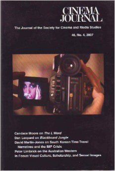 CINEMA JOURNAL magazine side cover Issue 184  Vol 46 # 4 Summer 2007