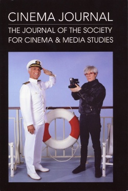 CINEMA JOURNAL magazine side cover Issue 195  Vol 49 # 3 Spring 2010