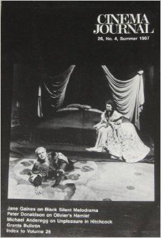 CINEMA JOURNAL magazine side cover  1987