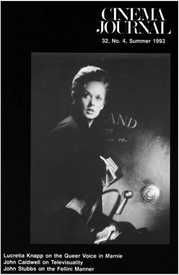 CINEMA JOURNAL magazine side cover  Vol 32 #4 Summer 1993