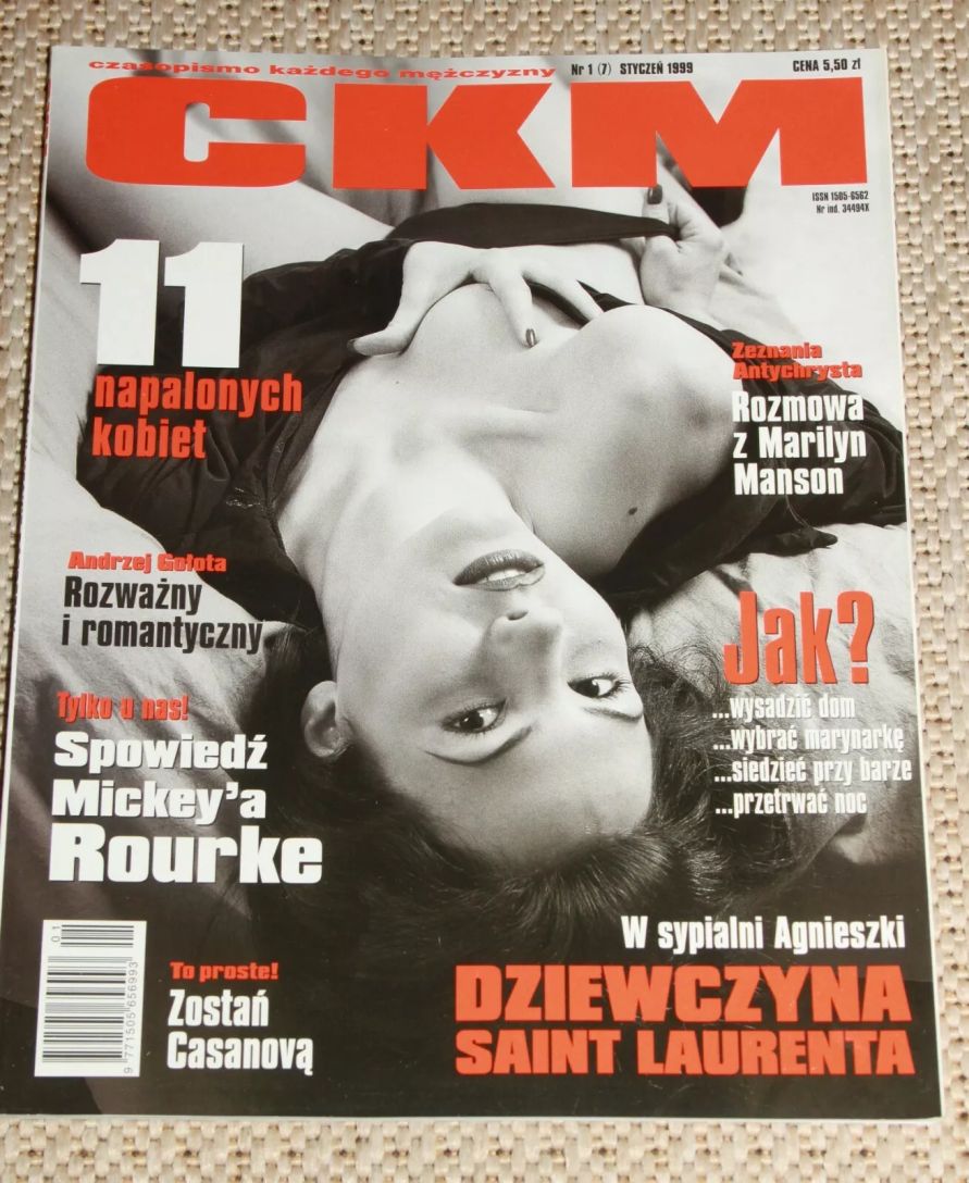 CKM POLAND magazine side cover  January 1999