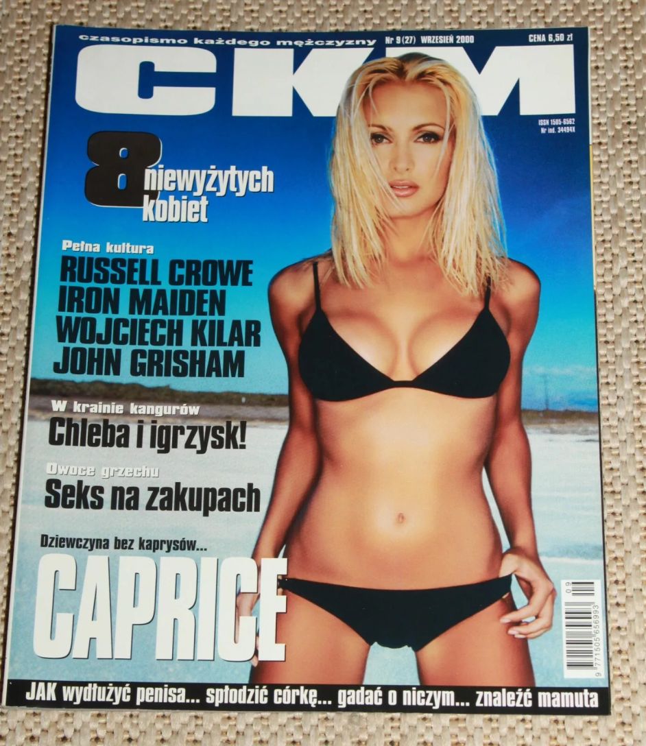 CKM POLAND magazine side cover  September 2000