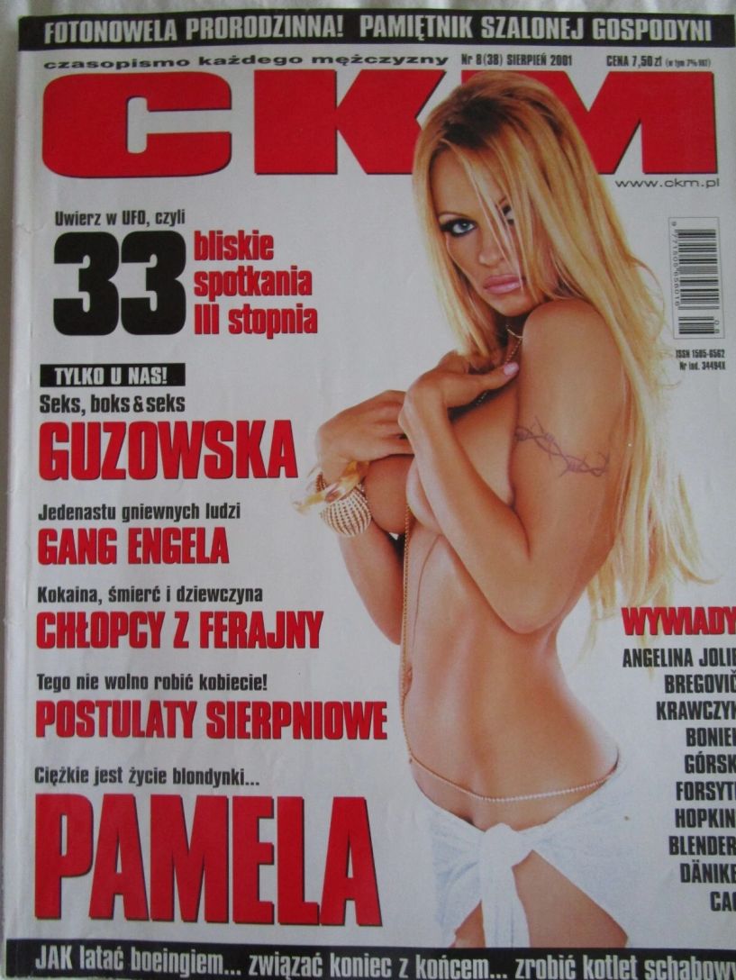 CKM POLAND magazine side cover  August 2001