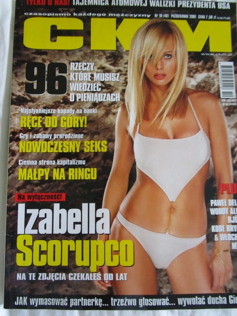 CKM POLAND magazine side cover  October 2001